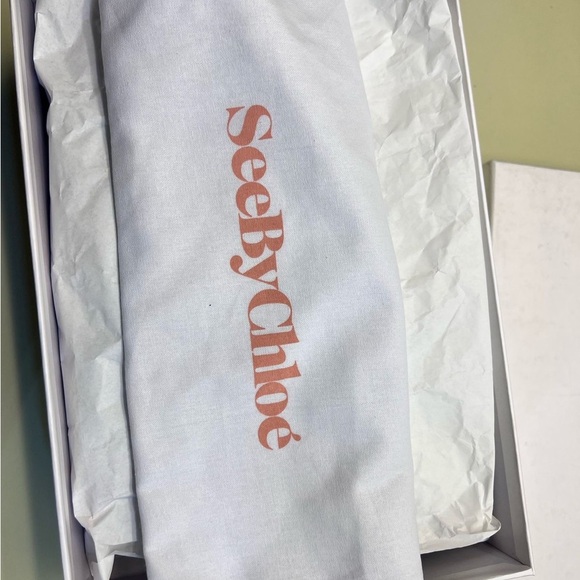 See By Chloe Gray Heels with Intricate Cut-Out Design - Picture 5 of 9